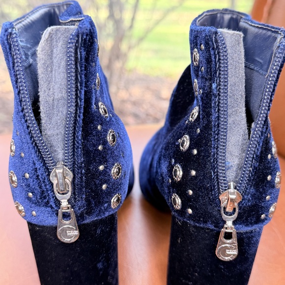 Y2K velvet ankle boots - Picture 4 of 8